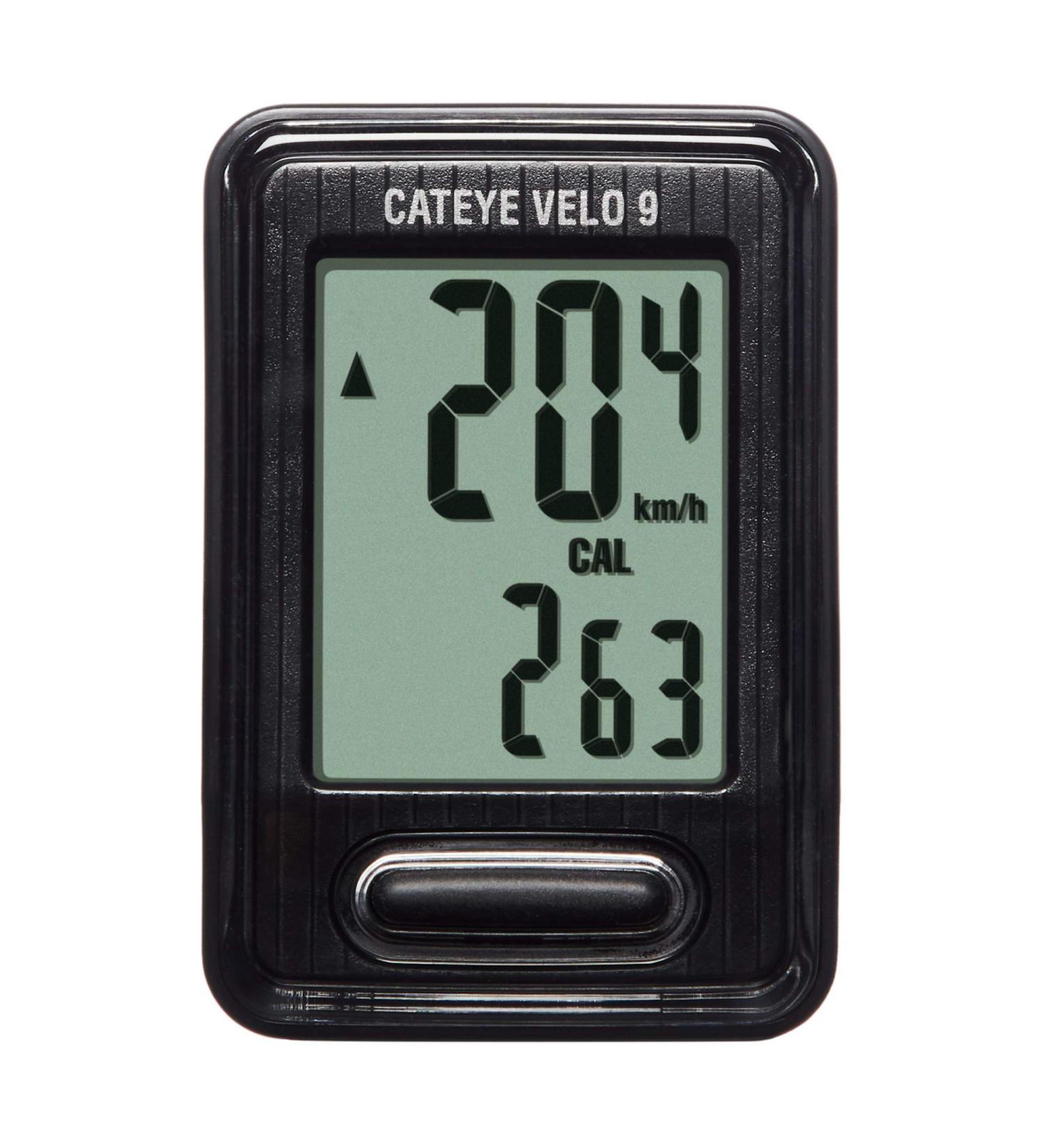 CAT EYE Velo 9 Wired Bike Computer - US Seller Warranty | Buy with Confidence - Buy Online on GoSupps.com