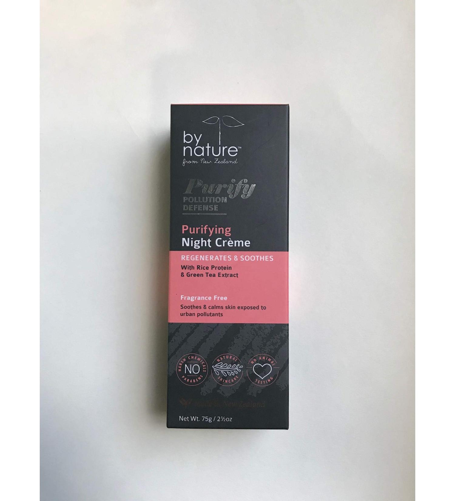 By nature from New Zealand purifying night cream