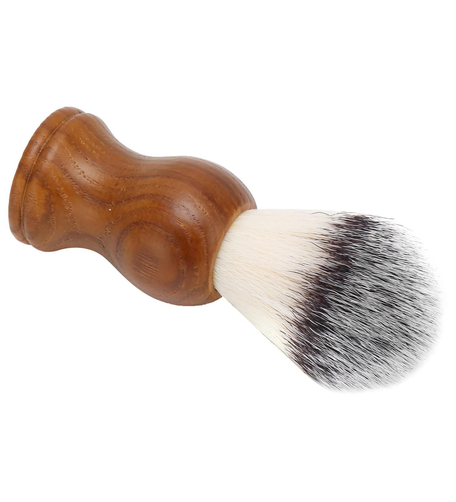 Professional Broken Hair Shaving Brush for Men - Soft Foam & Wooden Handle | Best Quality Grooming Tool - Buy Online on GoSupps.com