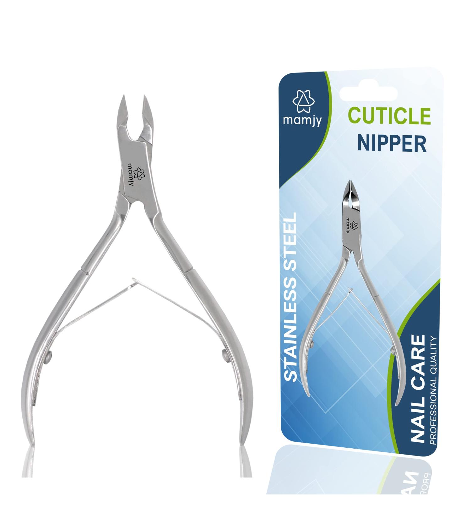 Mamjy Stainless Steel Cuticle Cutter - Professional Nail Care Tool for Dead Skin Removal and Manicures - Buy Online on GoSupps.com