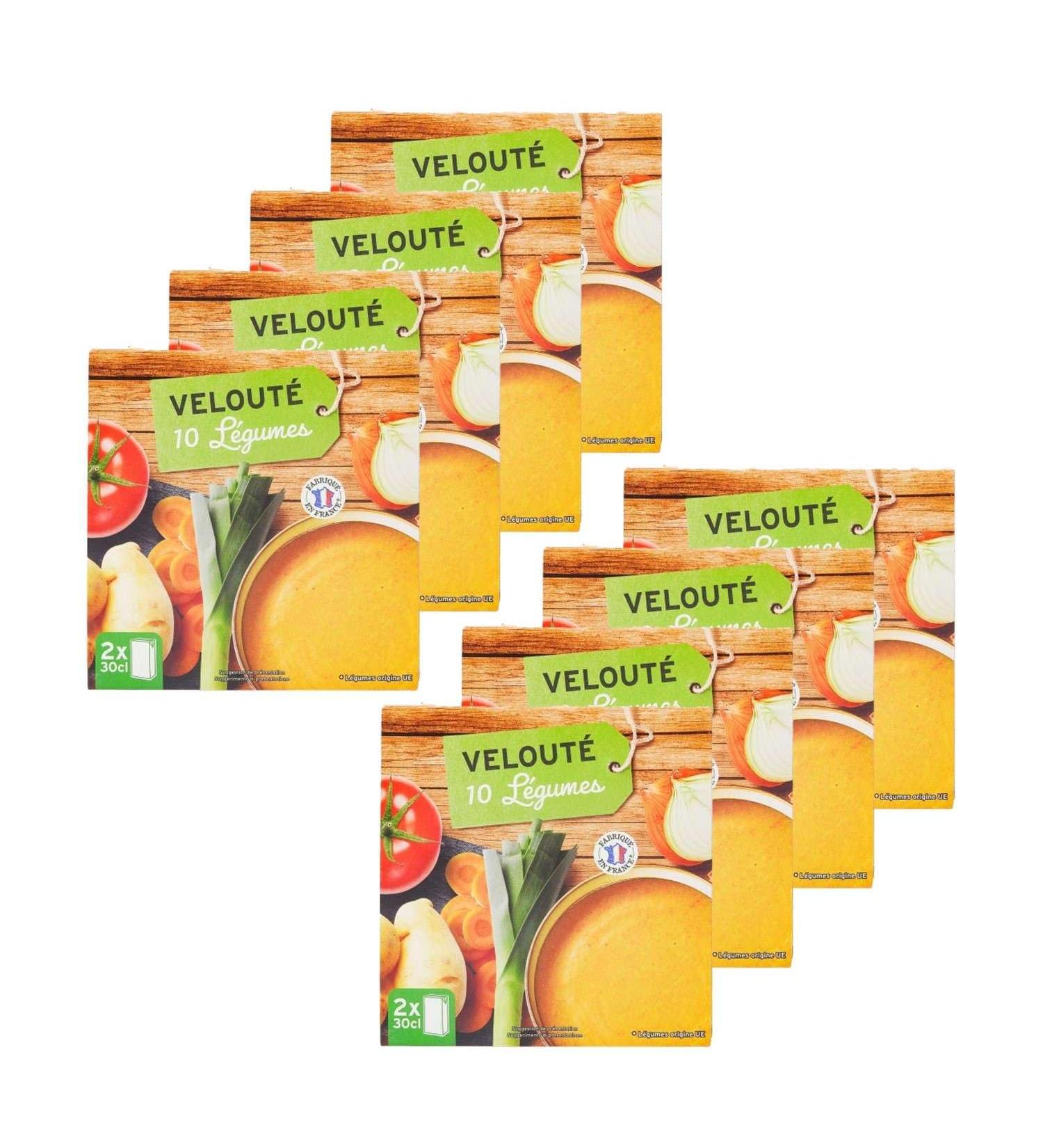 Lot 8x Vegetable Velout - 2x30ml - Pack 600ml - Buy Online on GoSupps.com