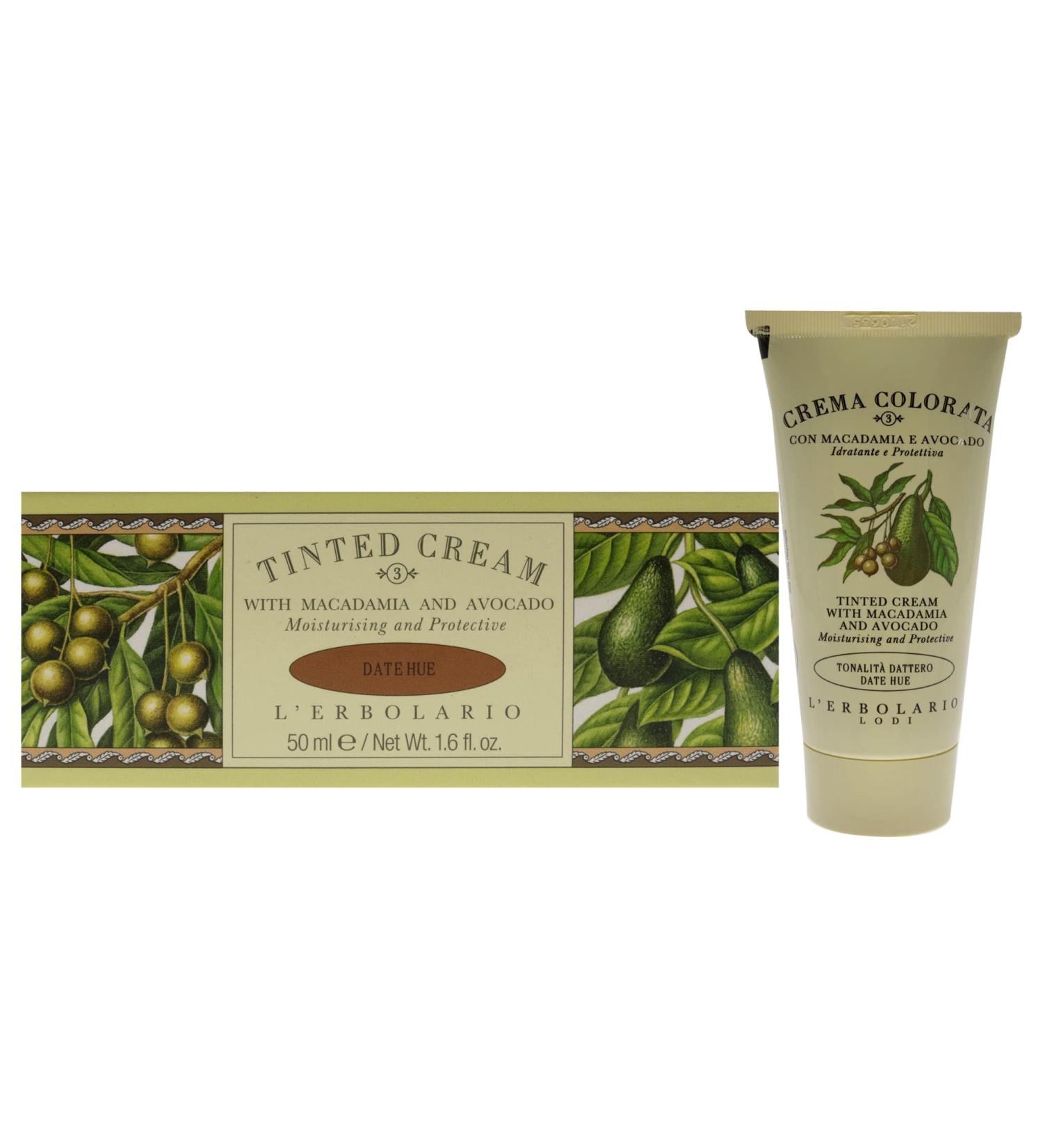 L'Erbolario Tinted Day Cream Macadamia & Avocado - Nuanced Dates No. 3 50ml | International Shipping Available - Buy Online on GoSupps.com