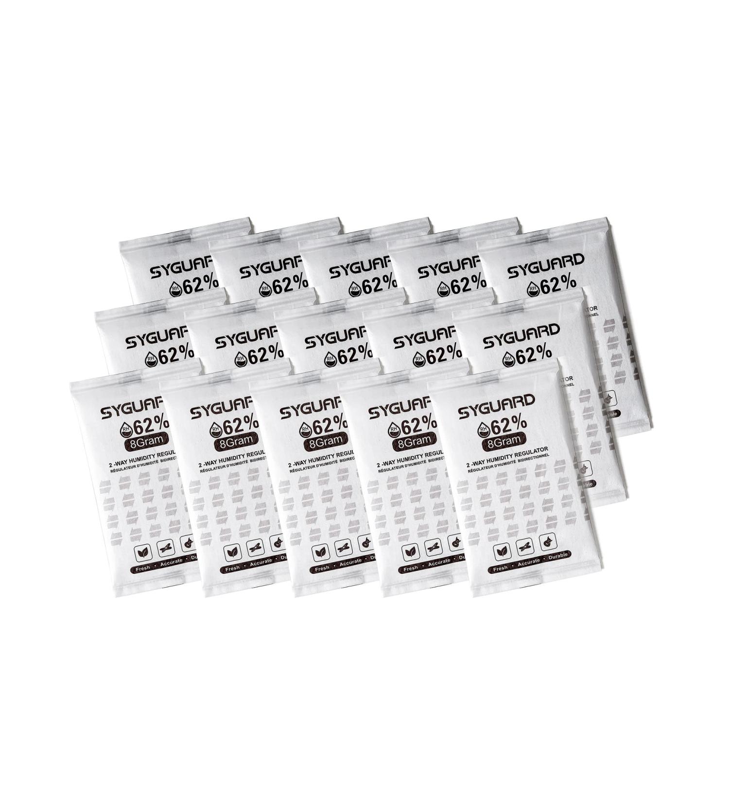 SyGuard 62% RH 2-Way Humidity Regulator 8g | 15-Count Resealable Bag - Buy Online on GoSupps.com