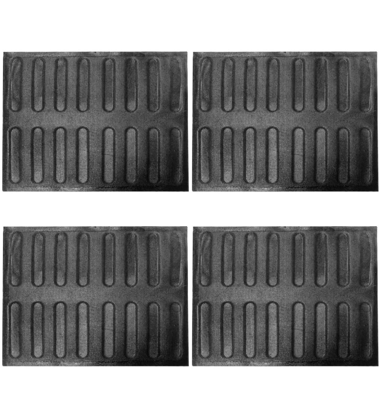 Zerodeko 4pcs Daily Use Hot Dog Silica Gel 40x30cmx4pcs Blackx4pcs - Buy Online on GoSupps.com