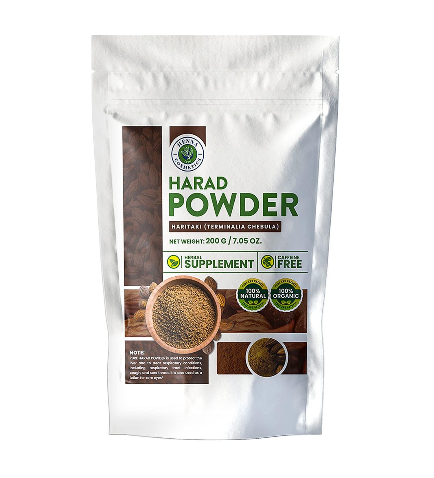HENNA COSMETICS CYPRI Harad Powder 200g - 100% Natural Pure Organic Terminalia Chebula Supplement - Buy Online on GoSupps.com