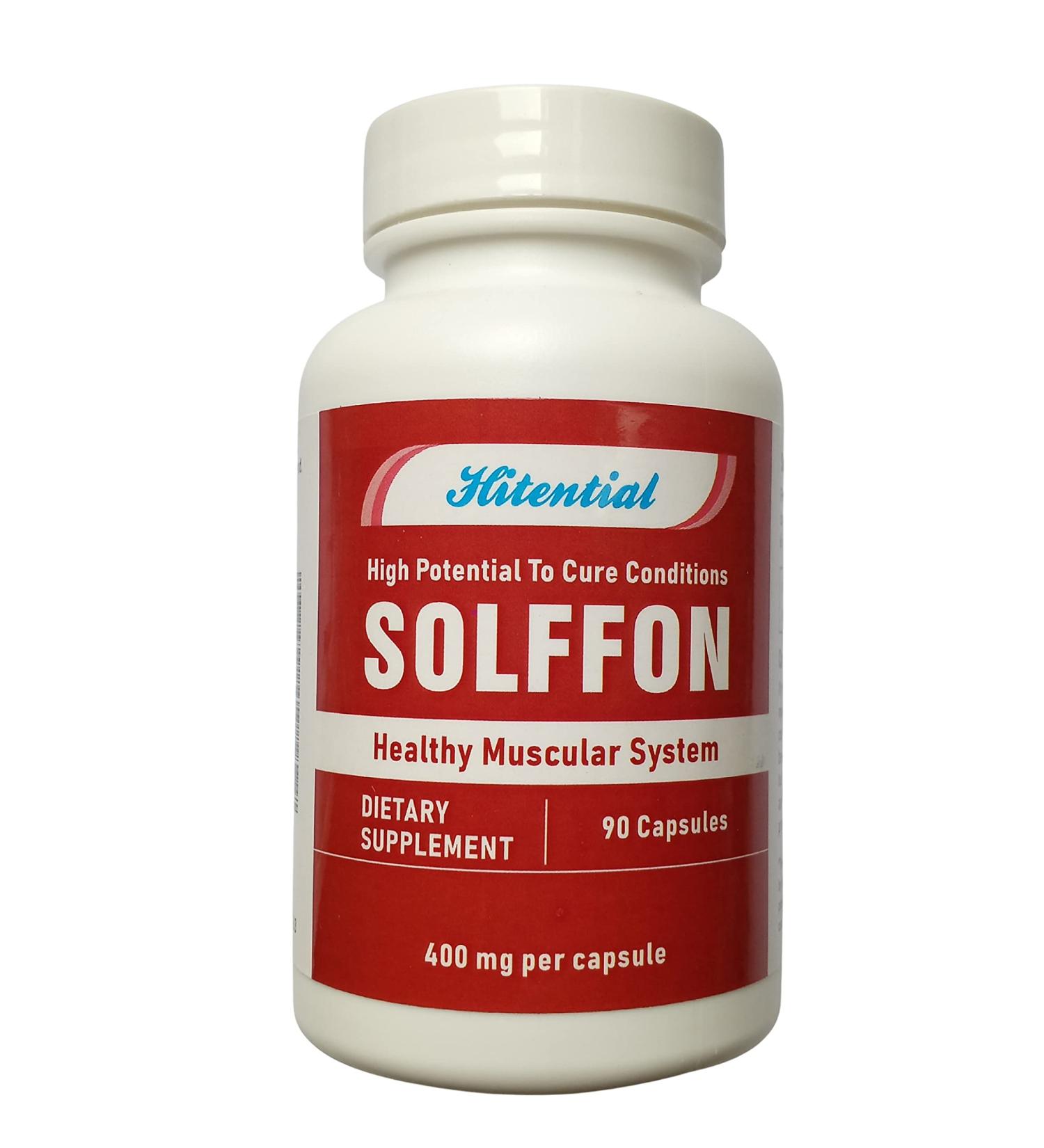 Hitential Leg and Foot Cramp Relief Solffon Remedy - 90 Capsules for Quick and Long-Term Relief - Buy Online on GoSupps.com