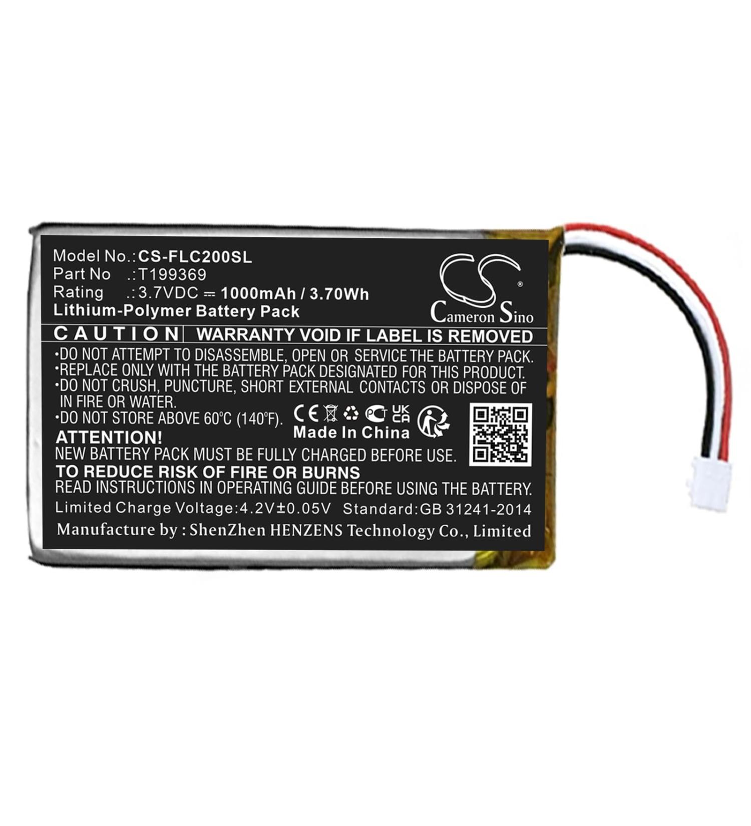Battery Replacement for Flir Part NO: T199369 C2 C3