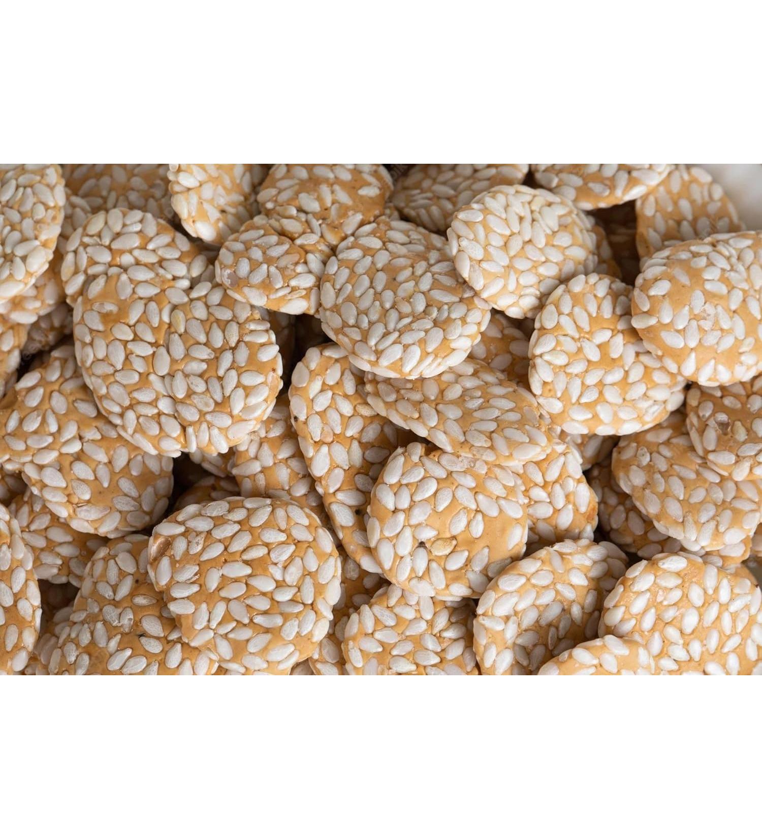 Lohri special punjabi mithai christmas gift sweets winter special sweets| Peanut Tilaptti and Gud Gajak (Chikki) Special Gajak Made of Jaggery and Peanut | Peanut Chikki and Gajak| Winter and Diwali Indian Sweets - 500 gm