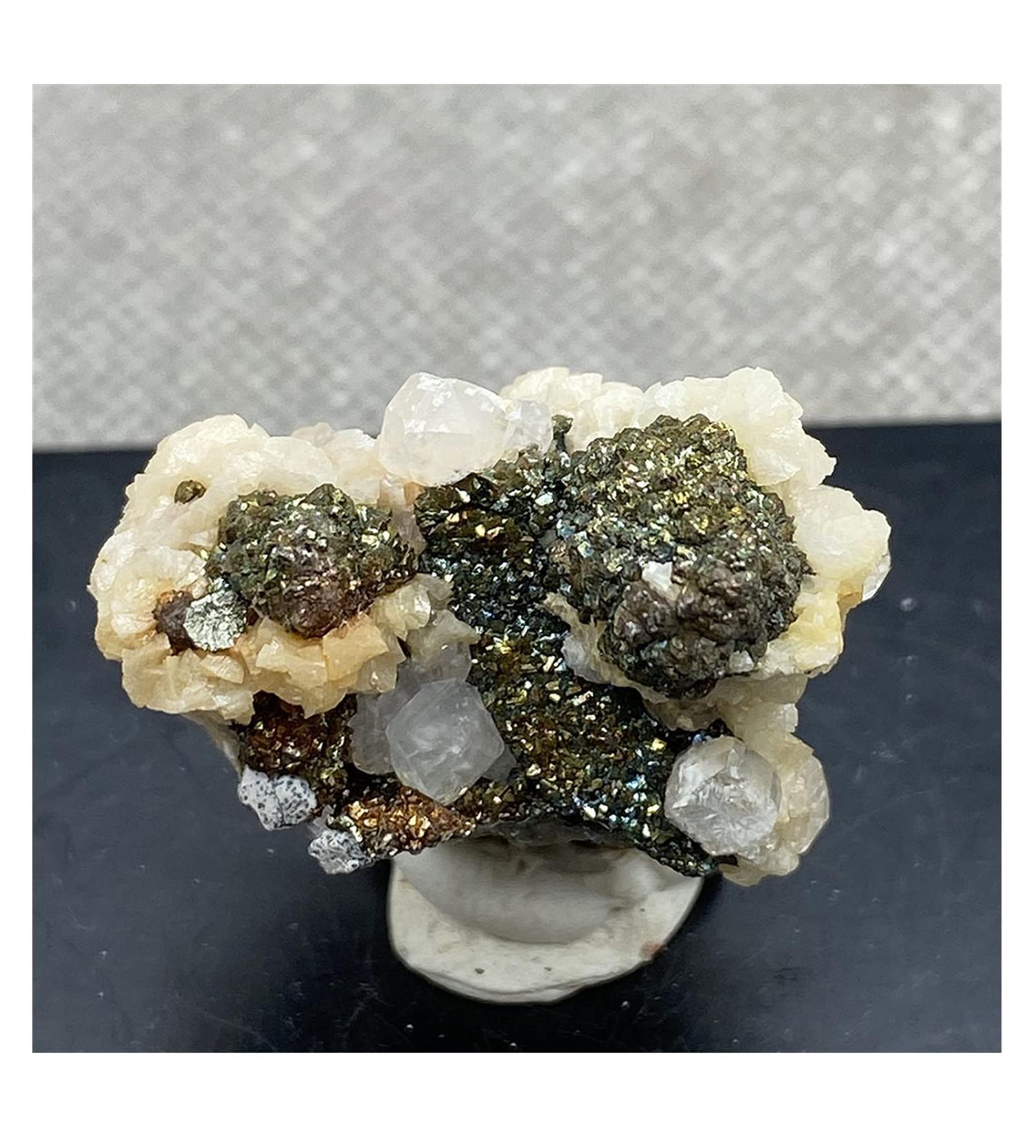 Natural Crystal Rough Natural Calcit Pyrite Combination Crystal Gemstone Sample Crystal