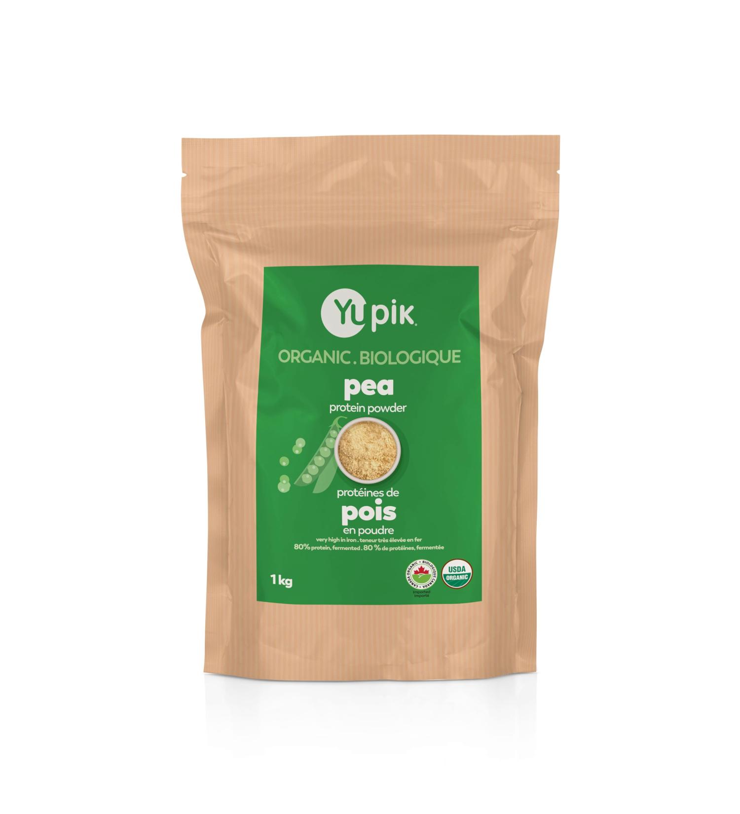 Yupik Organic Fermented Pea Protein Powder 80% Superfood 1kg 6 Count 6 kg - Buy Online on GoSupps.com