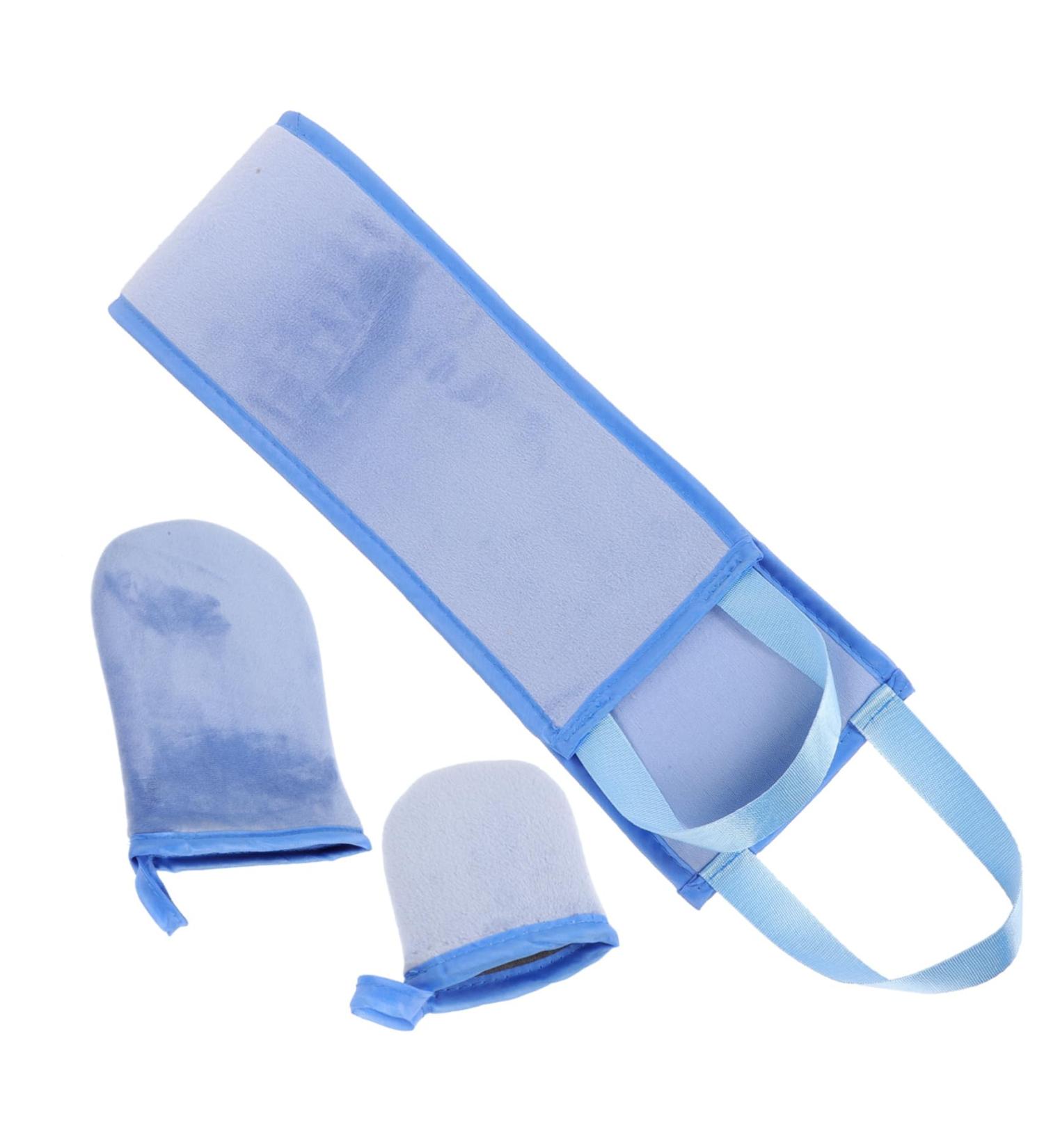 FRCOLOR 1 Set Tanning Applicator Kit Tanning Finger Glove Applicator Tanning Mitt Applicator Lotion Mittens Sunblock Tanning Back Applicator with Handles Flocking Sunscreen Fingerless - Buy Online on GoSupps.com