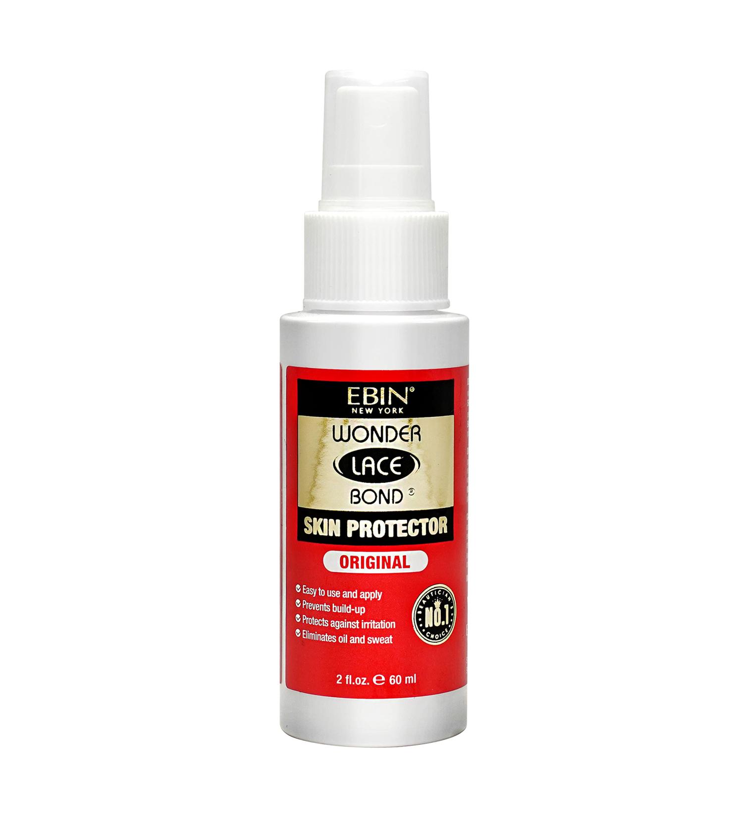 EBIN NEW YORK Wonder Lace Bond Skin Protector Original - 2 fl.oz./60ml | Improved Formula for Irritation Prevention & Long-Lasting Adhesion - Buy Online on GoSupps.com