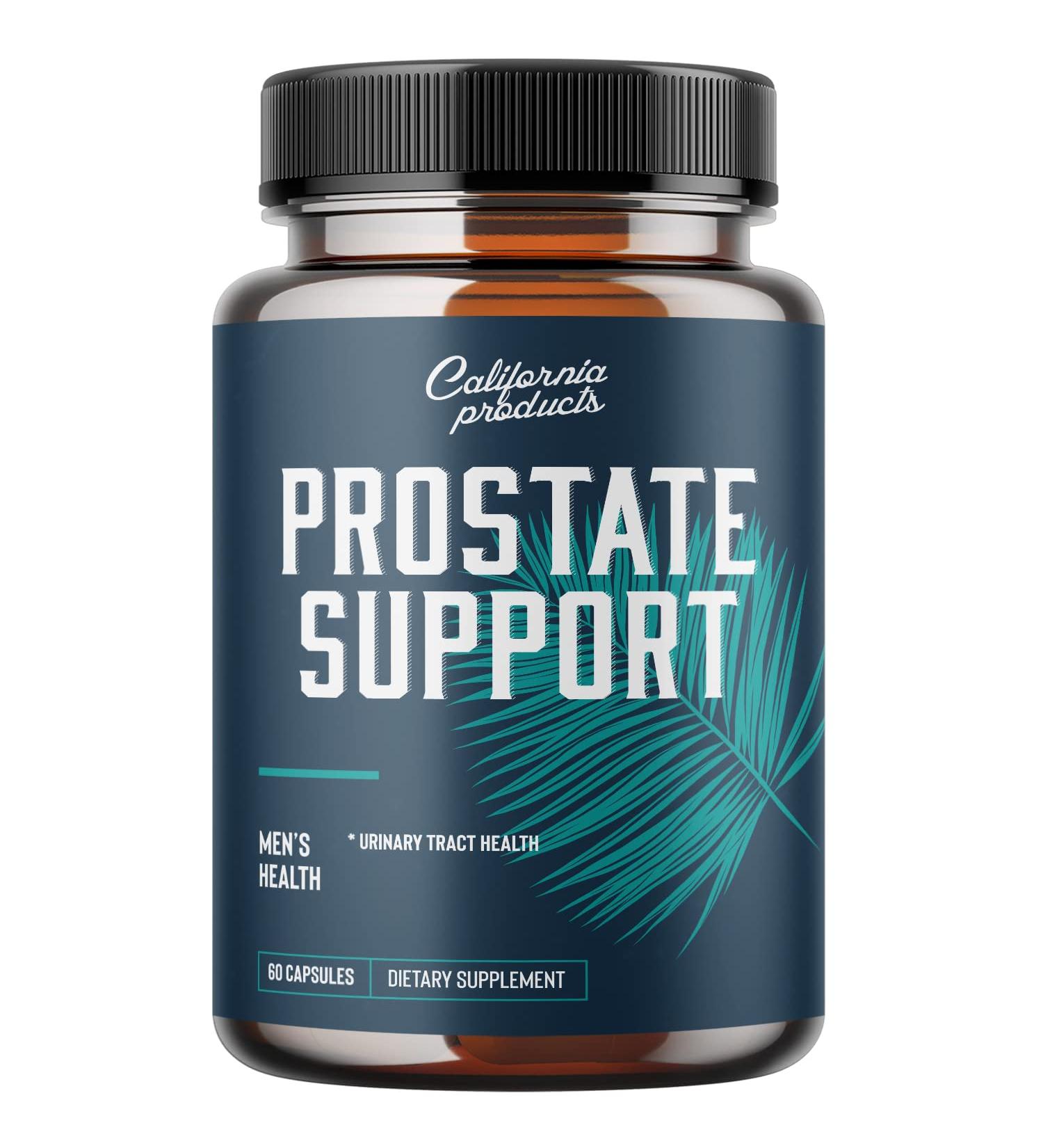 Men's Prostate Support Supplement with Pygeum, Saw Palmetto, Vitamins, Zinc - Promotes Easy Urinary Flow, Men's Health - Buy Online on GoSupps.com