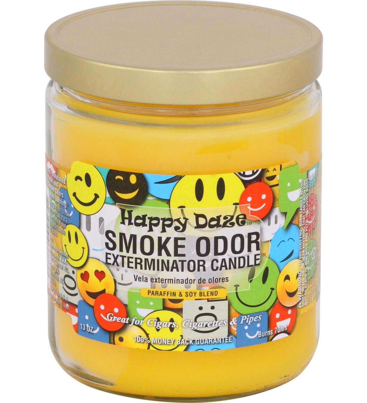 Smoke Odor Exterminator 13oz Jar Candles (Happy Daze 2)