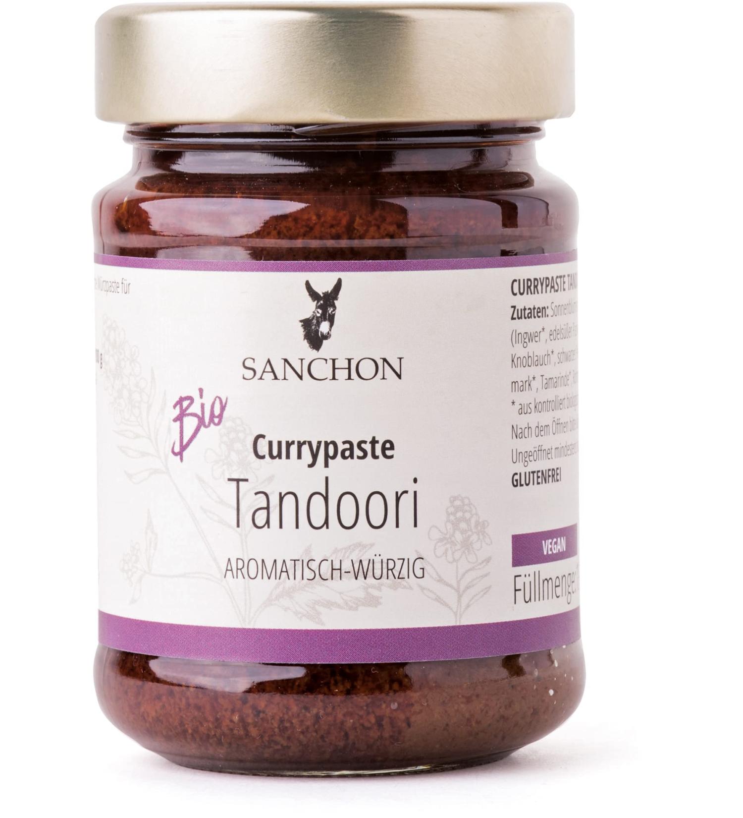 Organic Curry Paste Tandoori Sanchon (2 x 190 gr)