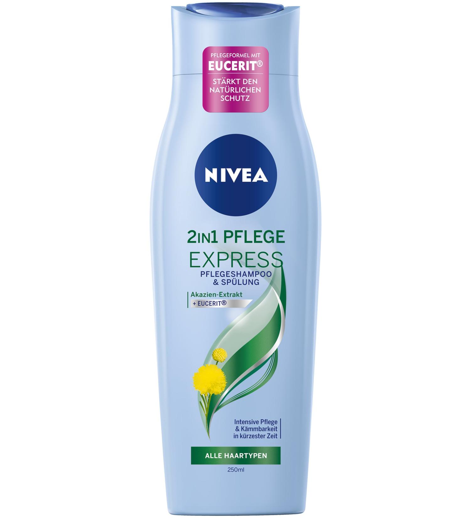 Nivea 2 in 1 Express Hair Care Shampoo 250 ml Pack of 6 - Buy Online on GoSupps.com