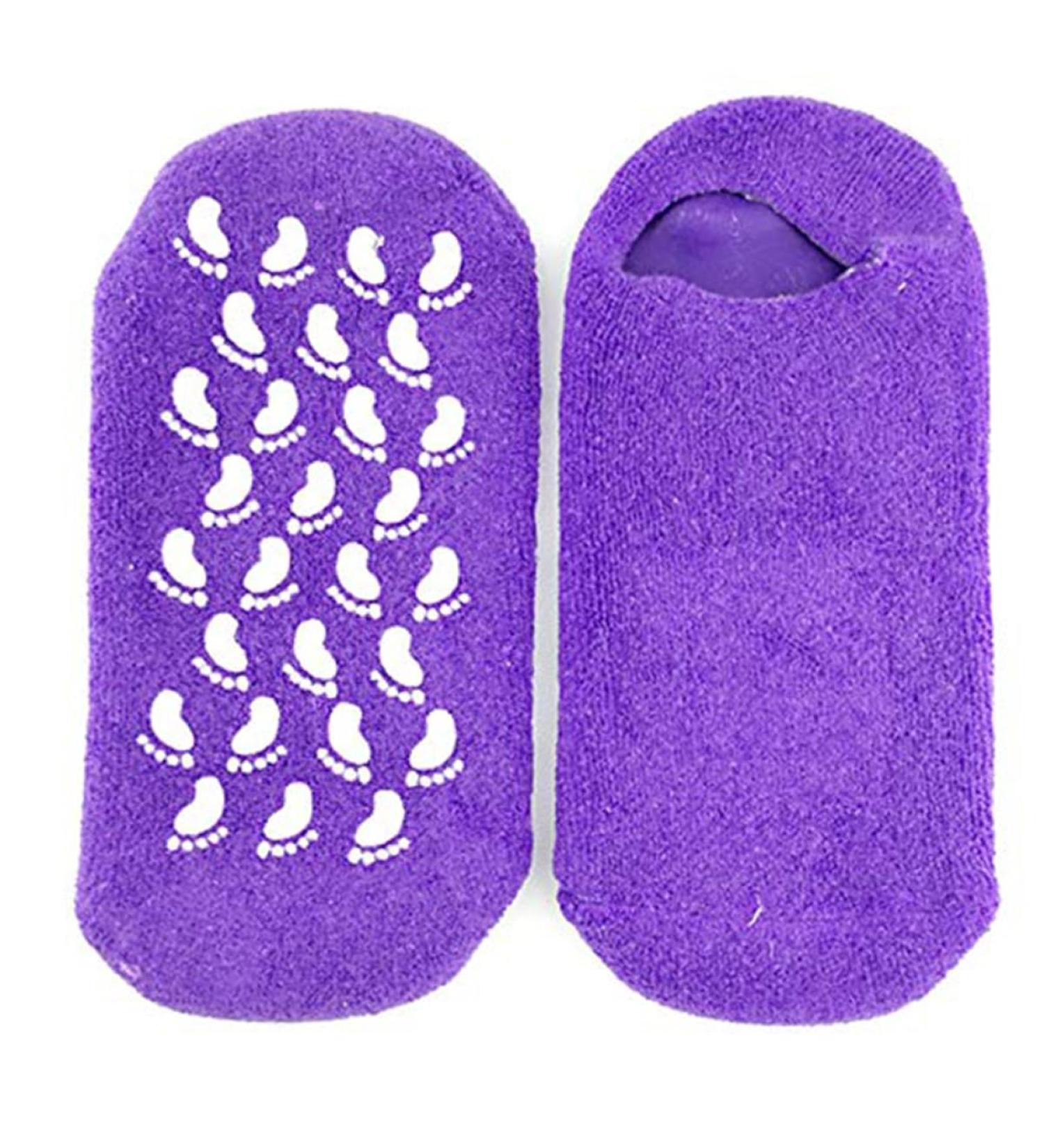 FOMIYES 1 Pair Silicone Moisturizing Socks Moisturizing Short Socks Moisturizing Socks for Women Spa Moisture Socks Spa Gel Socks Silicone Gel Spa Socks Foot Miss Purple Women's Socks - Buy Online on GoSupps.com