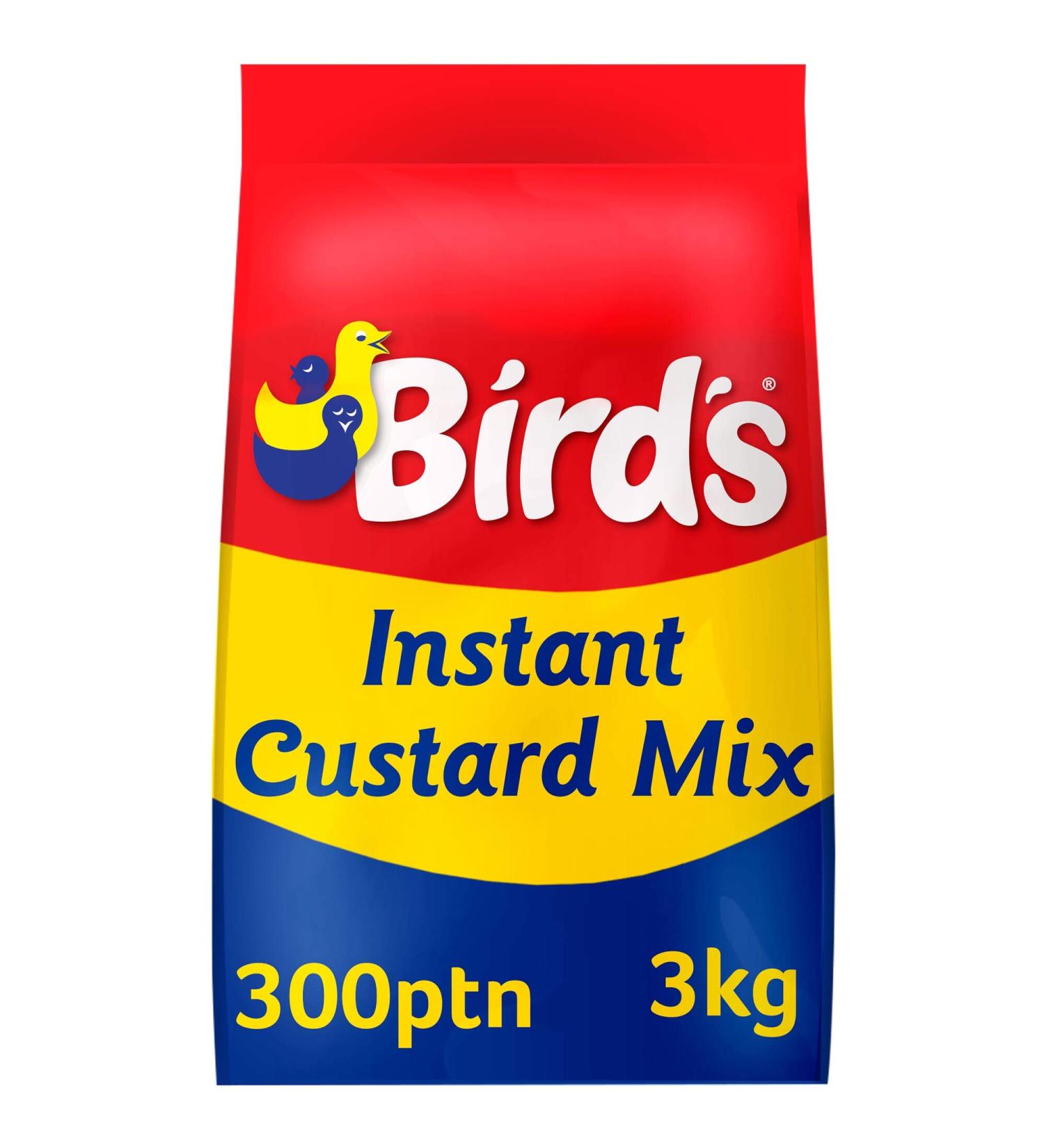Bird's Instant Custard Powder 3 Kg - Original Homemade Taste (Pack of 1) - Buy Online on GoSupps.com
