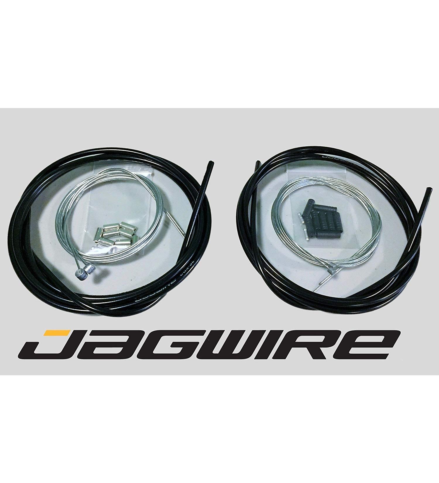Jagwire Mountain Shop Kit - Black - SRAM/Shimano Compatible - Complete Brake & Shifter Cable Set - Buy Online on GoSupps.com