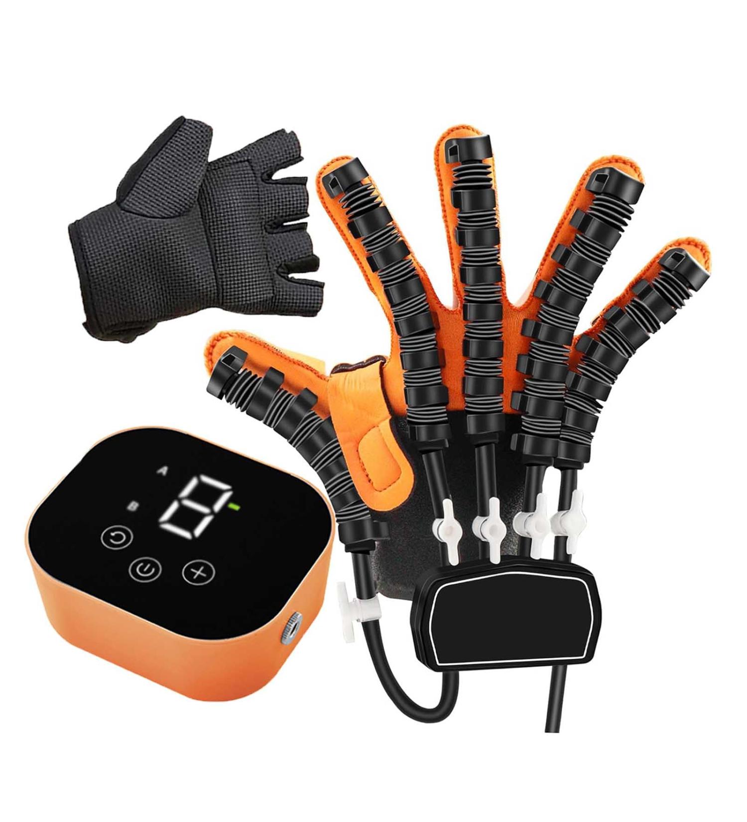 Rehabilitation Robot Gloves Hemiplegia Stroke Arthritis Finger Orthosis Finger Rehabilitation Trainer for Left and Right Hand Relief of Hand Stiffness right hand XX-Large - Buy Online on GoSupps.com