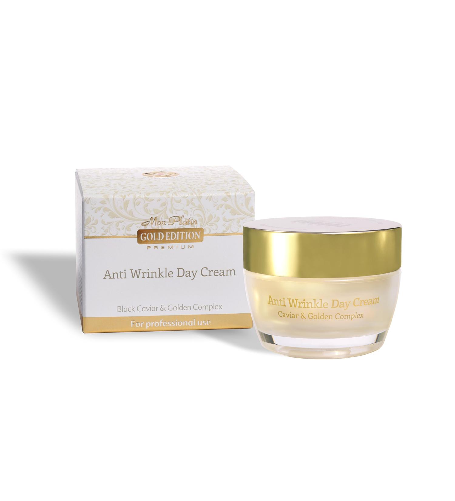 Mon Platin Gold Edition - Anti Wrinkle Day Cream With Black Caviar&Golden Complex 50ml