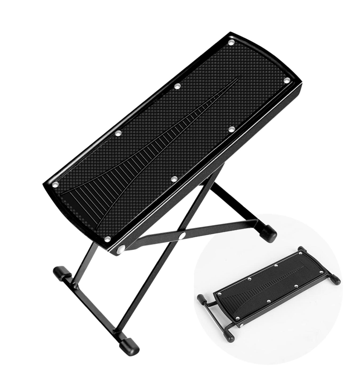 Foldable Pedicure Foot Rest - 6-Position Height Adjustable Stand for Home Foot Spa, Non-Slip Rubber Pedicure Foot Stand for Easy At-Home Pedicures - Buy Online on GoSupps.com