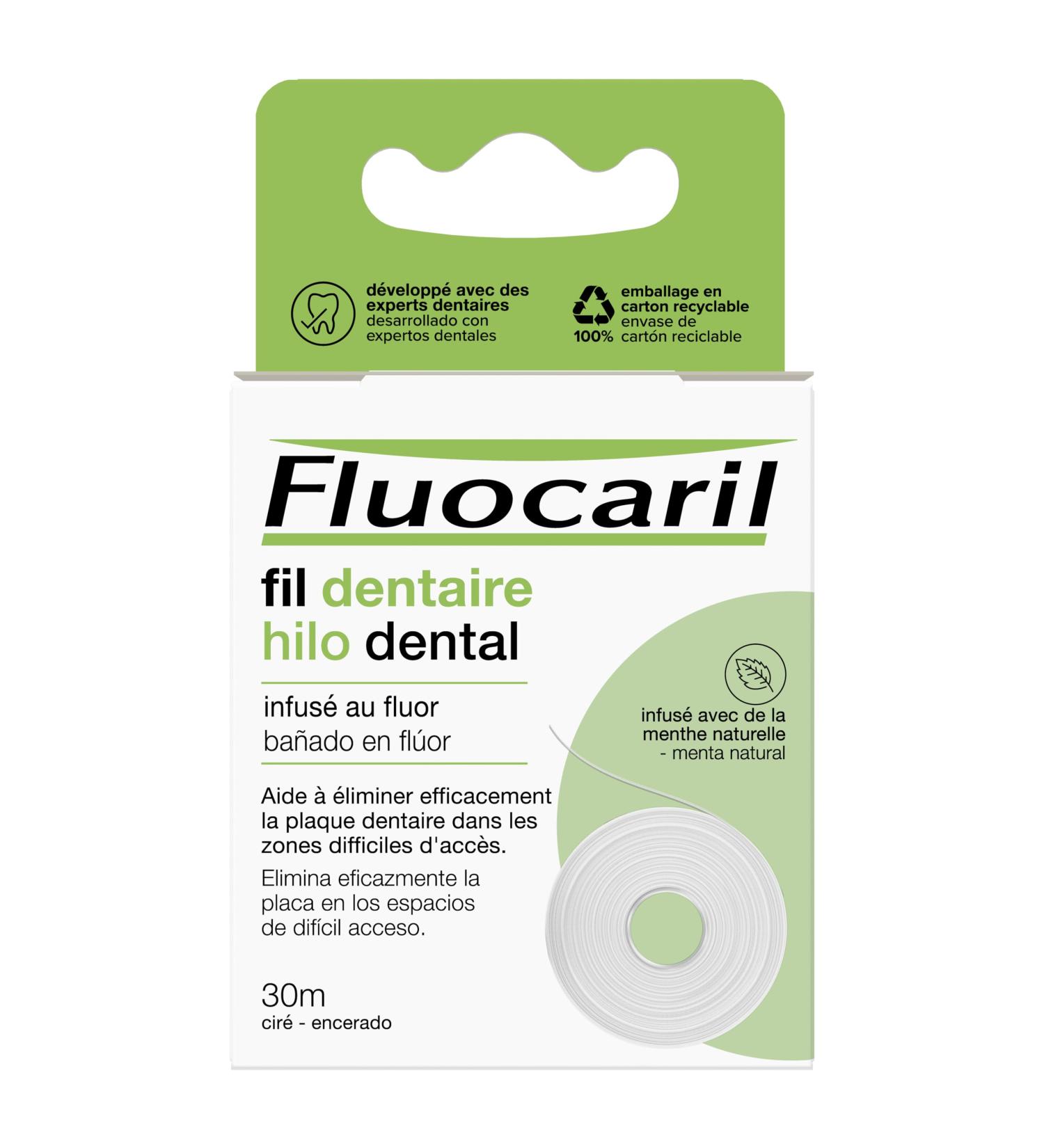 Fluocaril Dental Floss 30m | Best Dental Care for Healthier Smiles - International Shipping - Buy Online on GoSupps.com