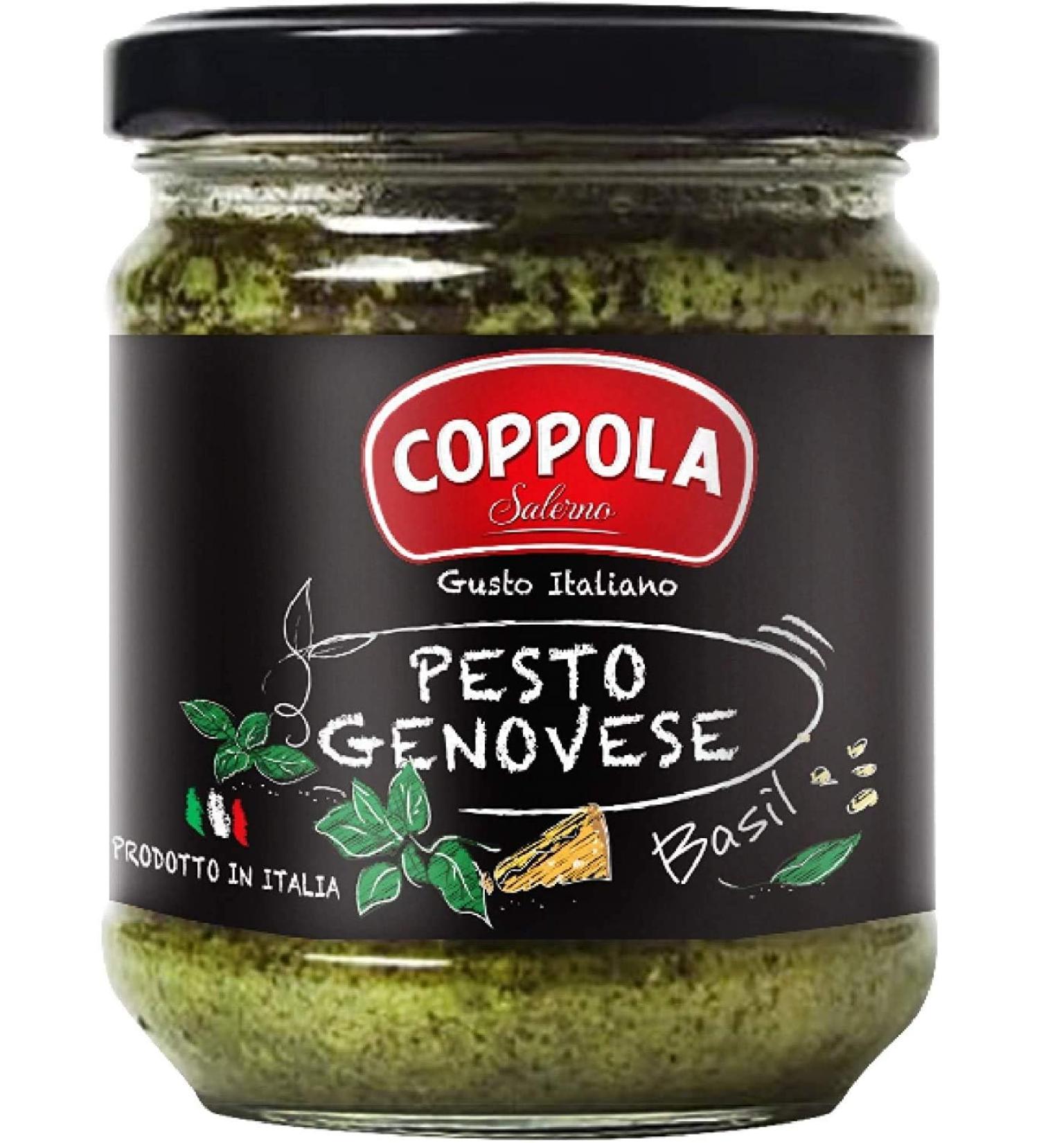 Coppola Pesto Genovese Basil Pasta Sauce 180g (Pack of 6)