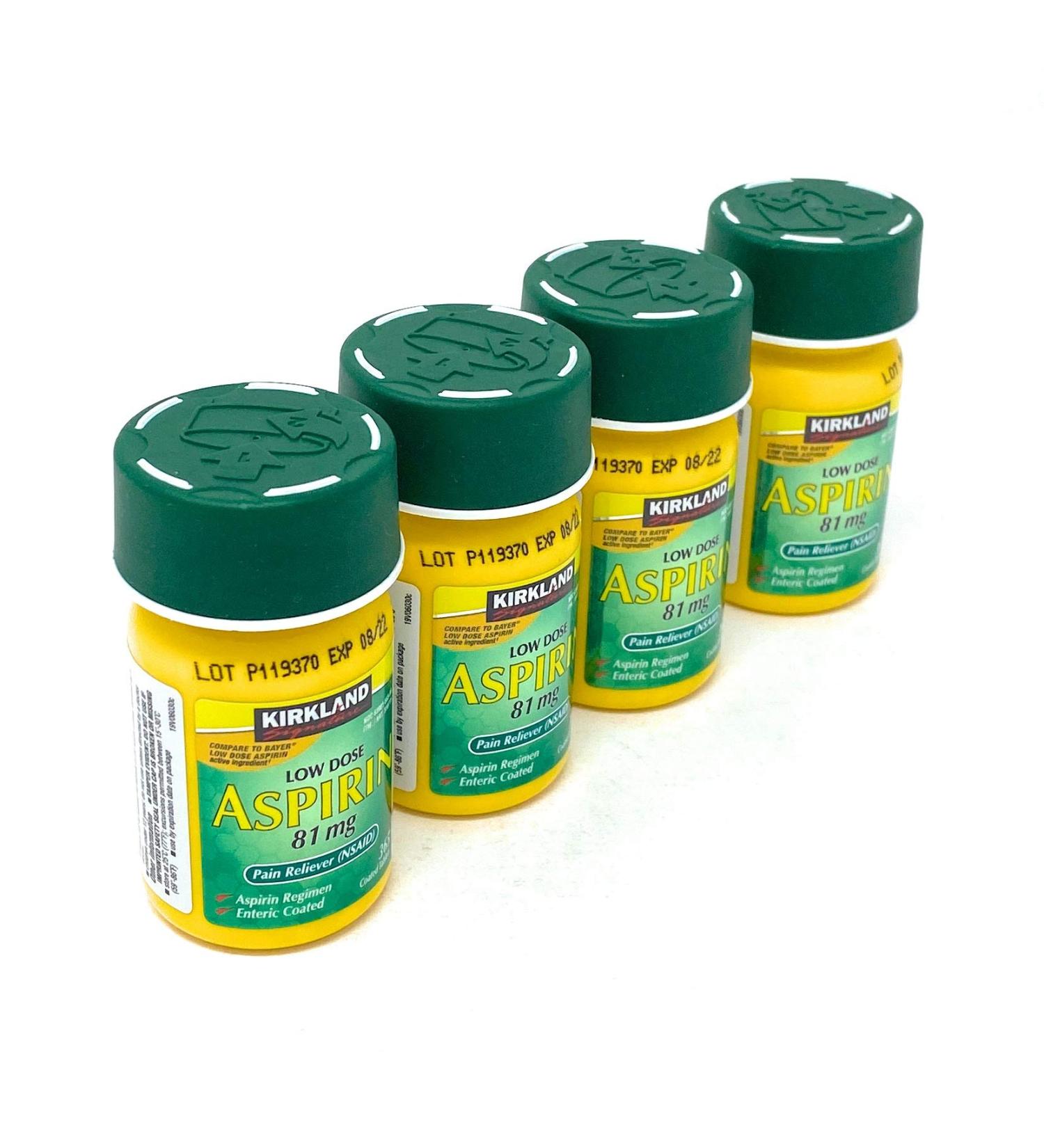 KIRKLAND SIGNATURE Low Dose Aspirin - 1460 Count (4 Pack) - Buy Online on GoSupps.com