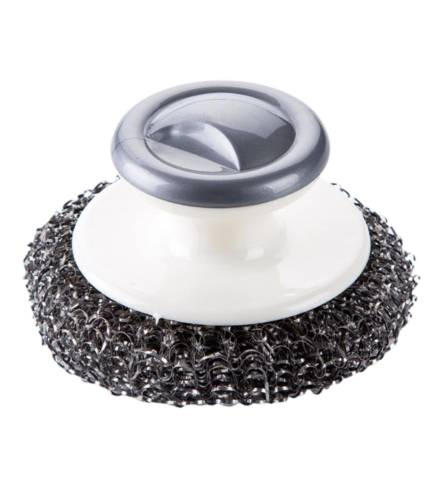 Steel Scrubber Non Scratch Steel Wire Washing Cloth Dual Sided Scrub Sponges Reusable Dish Washing Sponges Long Lasting Metal Cleaning Kit for Kitchen Sink Restaurants Iron Pan Grill Pot - Buy Online on GoSupps.com