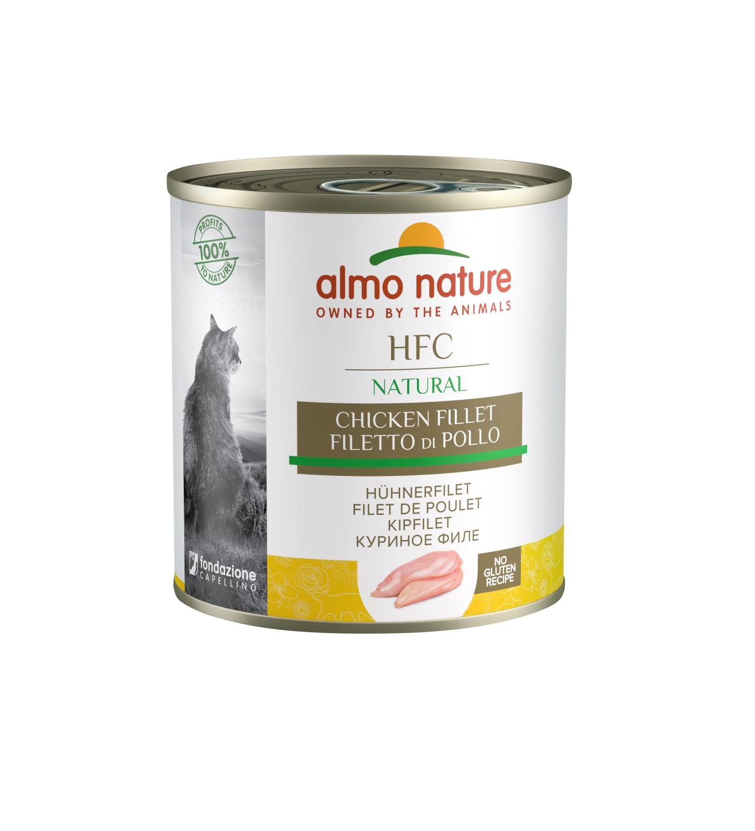 Almo Nature HFC Natural Wet Cat Food - Chicken Fillet 12-Pack (12 x 280g) - Premium Quality & International Shipping - Buy Online on GoSupps.com