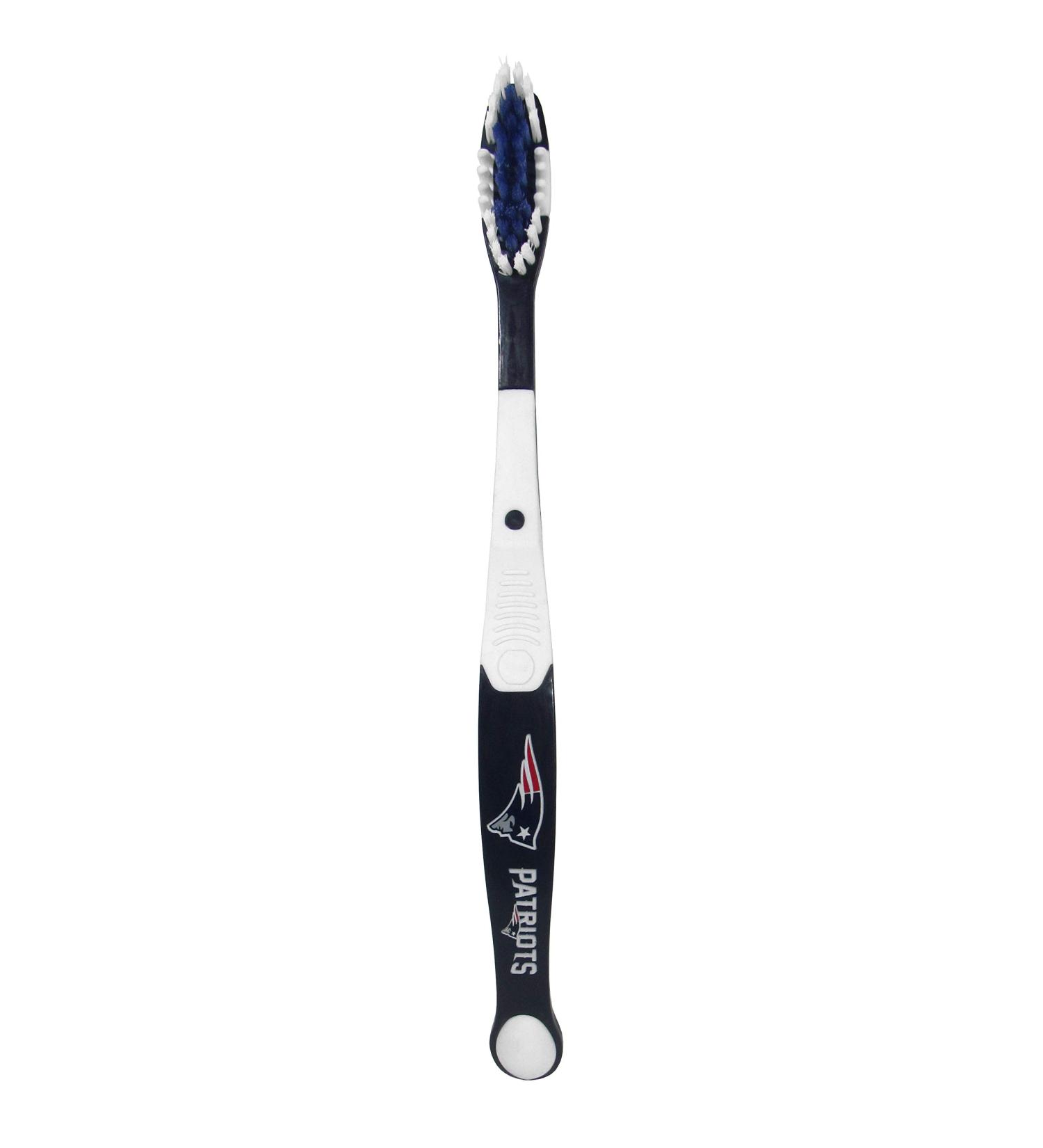 NFL Siskiyou Sports Fan Shop New England Patriots MVP Toothbrush One Size Team Color