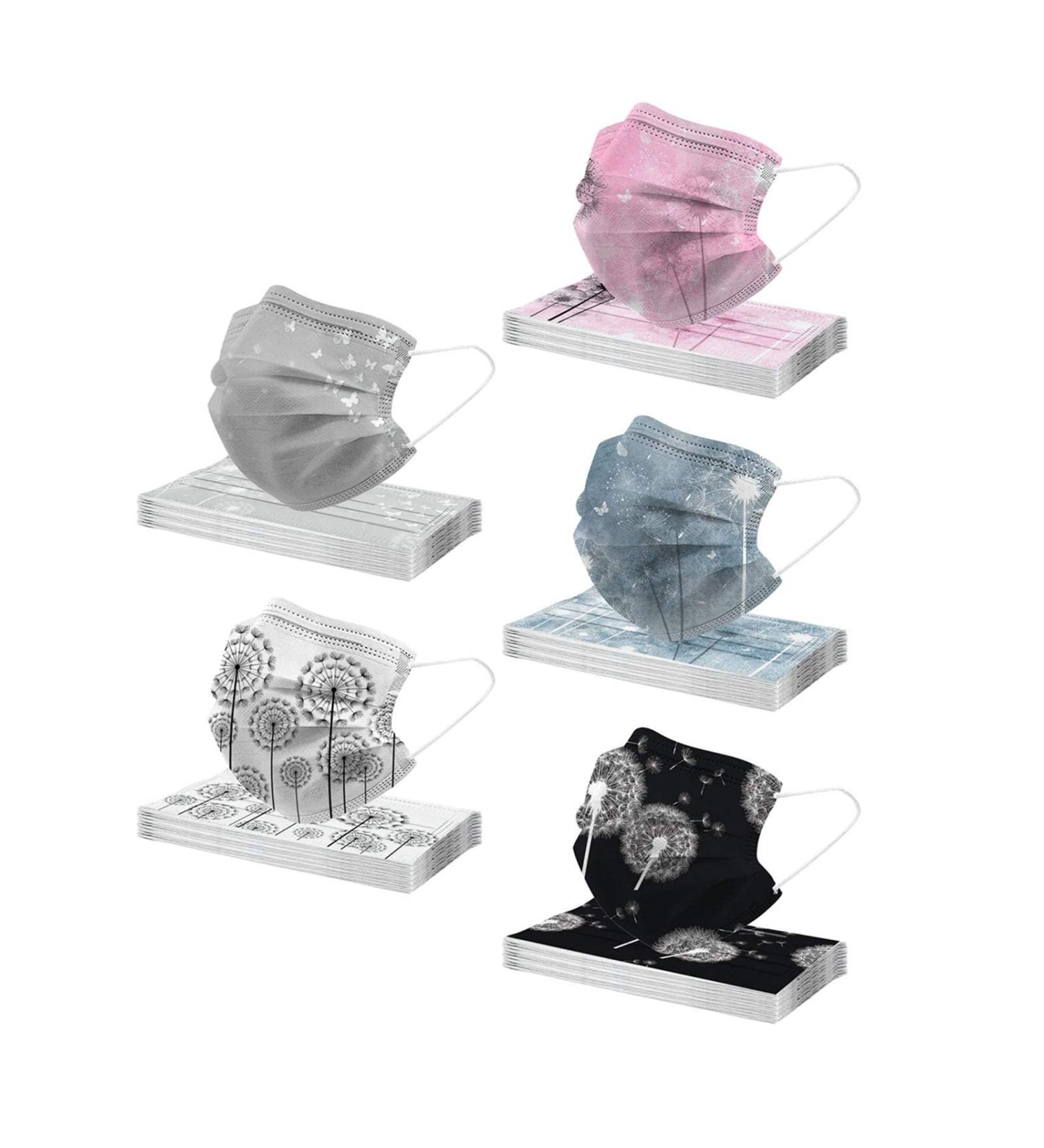 Winfer 3-Layer Disposable Mouth & Nose Protection - Colorful Adult Bandana Scarf (50/100 pcs) - Breathable & Stylish - International Shipping Available - Buy Online on GoSupps.com