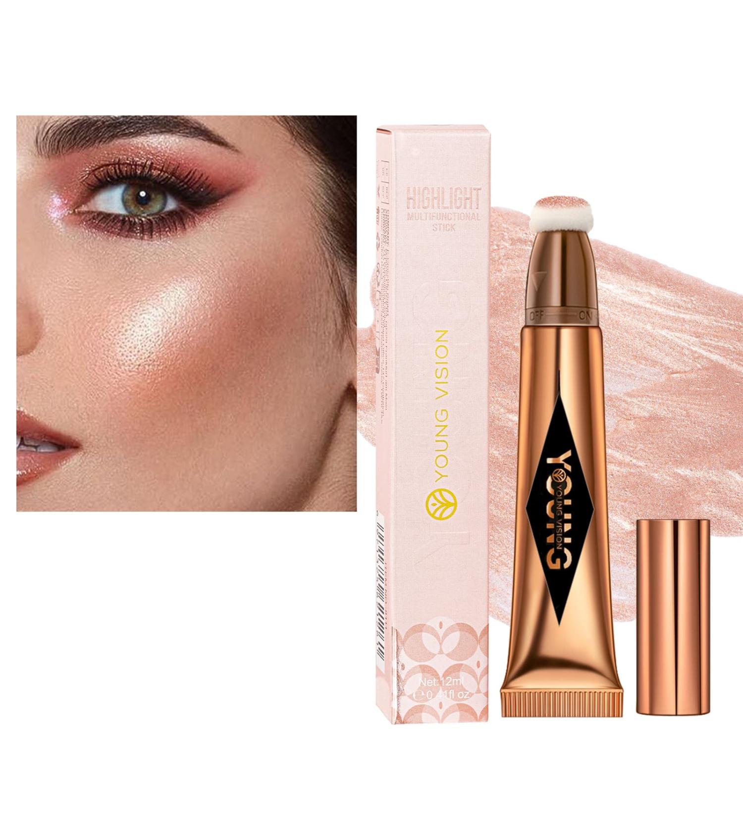 Air Cushion Contour Blush Highlighting Stick - Liquid Blush Highlighter Makeup Stick with Applicator Blush Highlight Finish (04#HIGHLIGHT 0.41 FL.OZ / 12ML) 04#highlight 12 ml (Pack of 1) - Buy Online on GoSupps.com