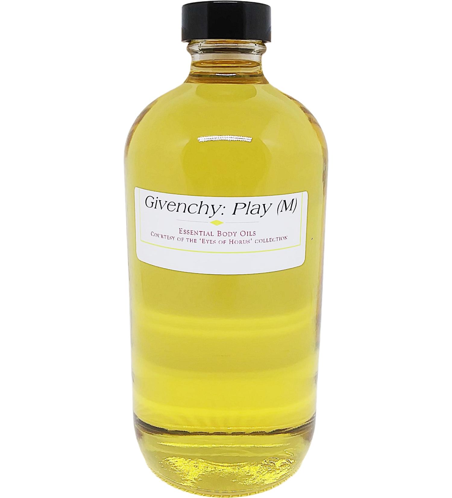 Gevinchi: Play - Type For Men Scented Body Oil Fragrance Regular Cap - Light Gold - 16 oz. - ID#23933 16 Fl Oz (Pack of 1)