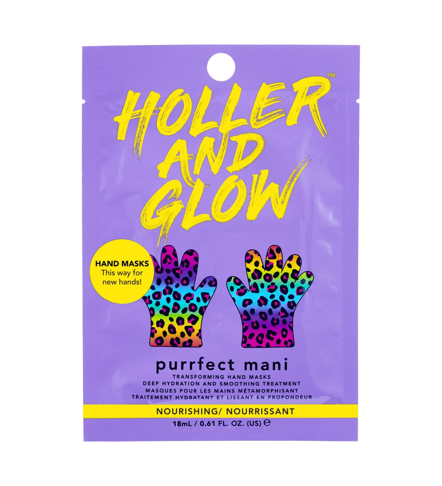 Holler and Glow Purrfect Mani Hydrating Printed Hand Masks - Buy Online on GoSupps.com
