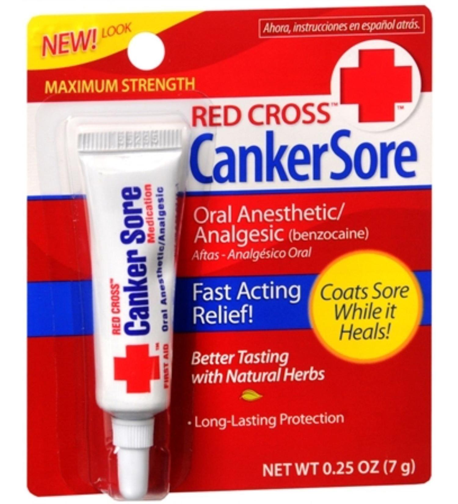 Red Cross Canker Sore Medication - 0.25 Oz (Packaging May Vary)