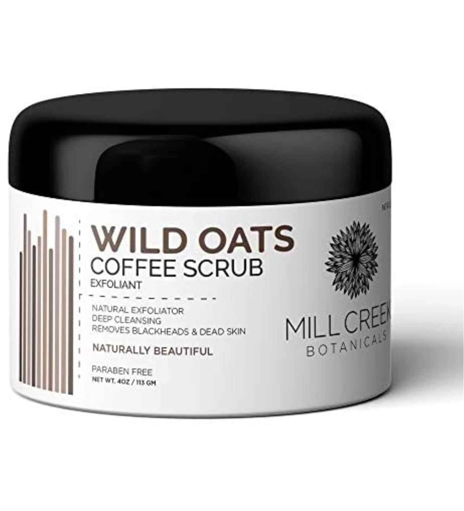 Mill Creek Botanicals Wild Oats Coffee Scrub 4 Oz
