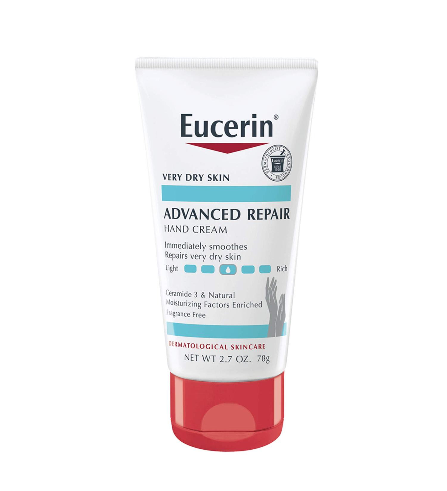 Eucerin Advanced Repair Hand Creme 2.7 oz | Intensive Moisturizing Formula - Buy Online on GoSupps.com