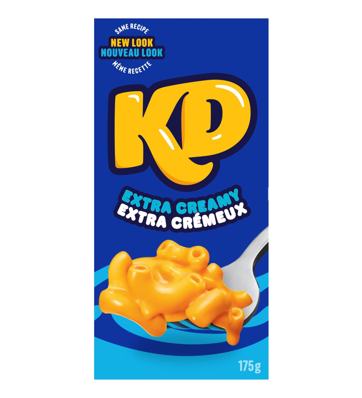Kraft Dinner Extra Creamy Macaroni and Cheese Dinner 175g 24 ct Case - Buy Online on GoSupps.com