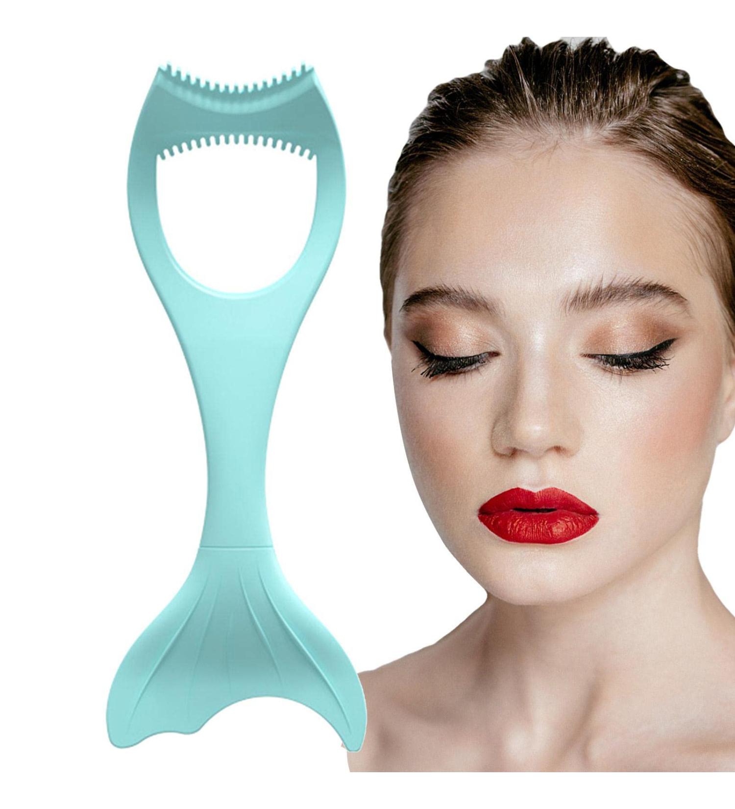 Silicone Eyeliner Tool Multifunctional Mascara Applicator Tool | Mascara Applicator Tool for Beginners Stencil Pads for Winged Eyeliner Lashes Lip Liner Beauty Ruler Ngumms Green - Buy Online on GoSupps.com