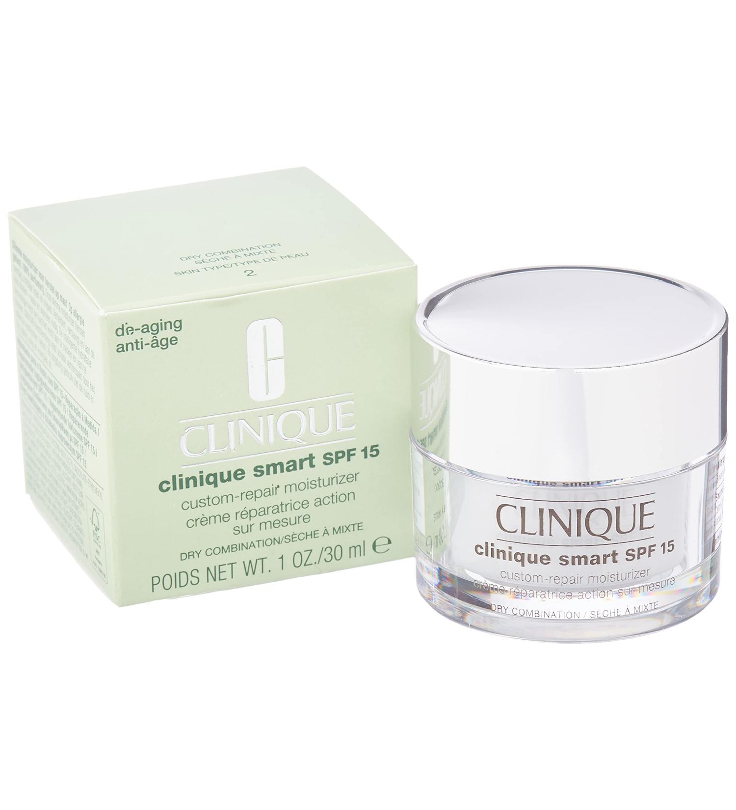 Clinique Smart Custom-Repair SPF 15 Moisturizer for Women - 1oz - Dry Combination Skin - Buy Online on GoSupps.com