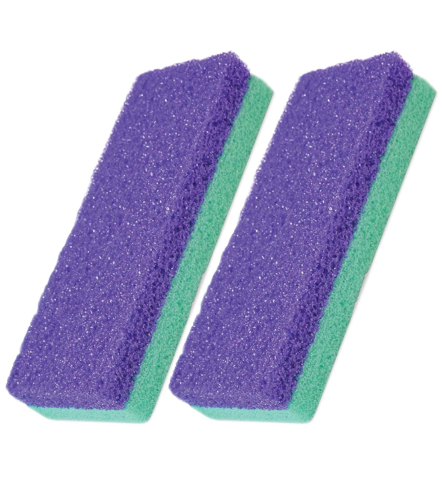 Karlash Professional Pedicure Foot Pumice Stone - Callus Remover & Scrubber 2 Sided (Pack of 2) - Buy Online on GoSupps.com