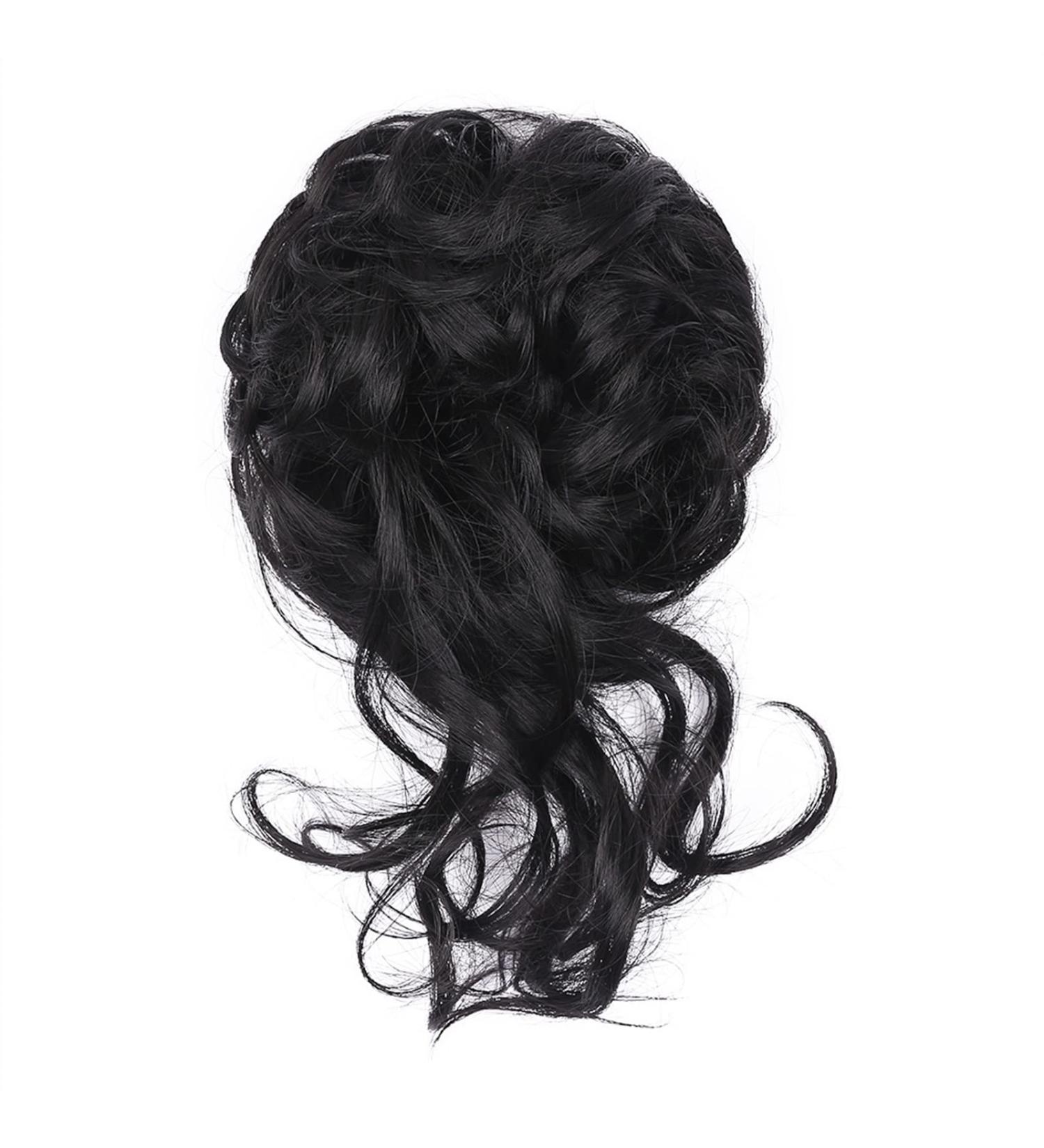 Hair Scrunchies Hair Bun Messy Bun Hair Pieces Long Wavy Messy Wraps Ponytail Extensions Elastic Hair Bands Bun Bun Curly Hair Wraps for Women Women Hair Bun (Color : 2#) - Buy Online on GoSupps.com