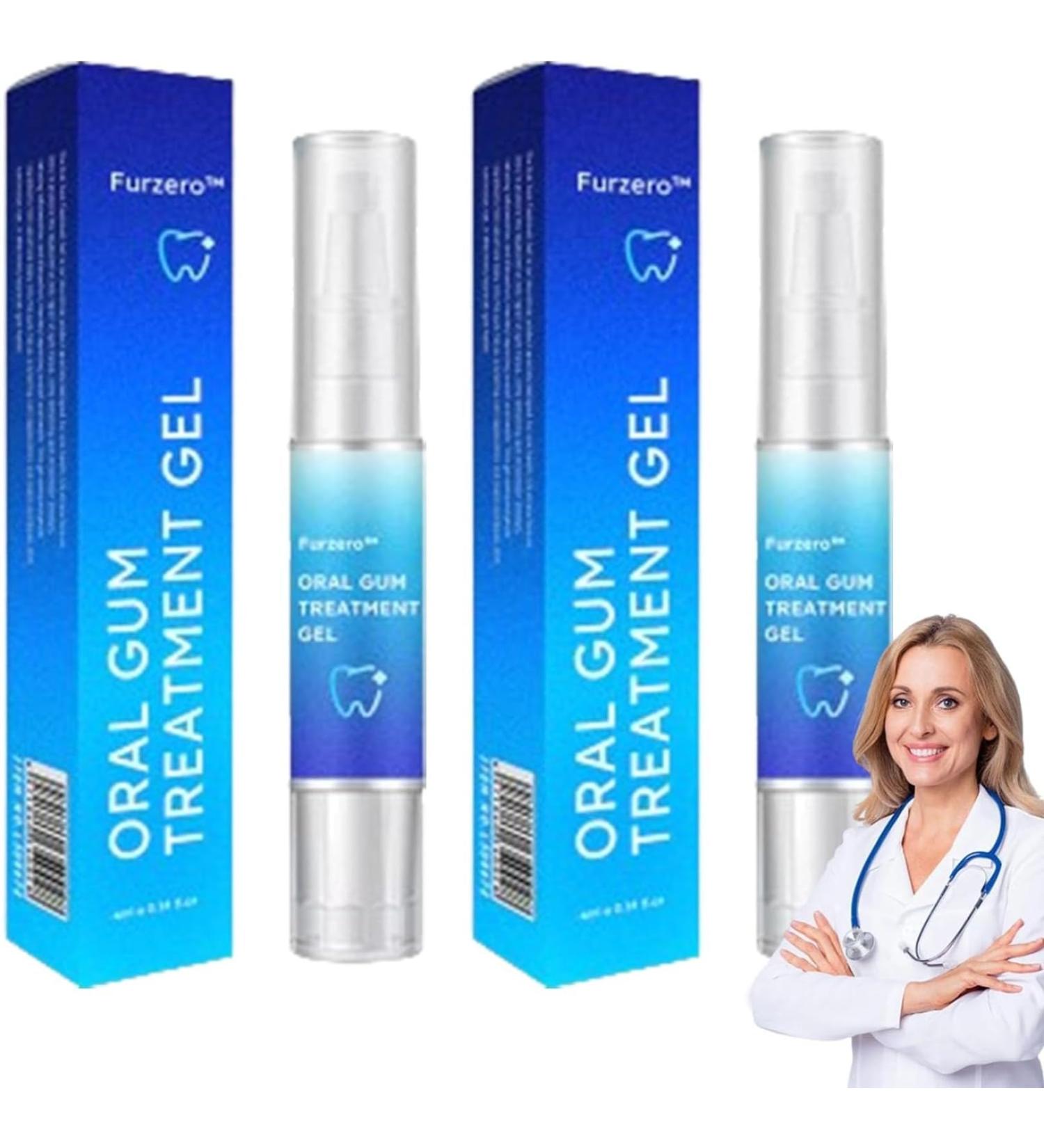 Furzero Oral Gum Treatment Gel Dentizen Gum Therapy Gel Furzero Gum Therapy Gel Gum Shield Therapy Gel Furzero Teeth Whitening Repair Regrowth Gel (2pcs) - Buy Online on GoSupps.com
