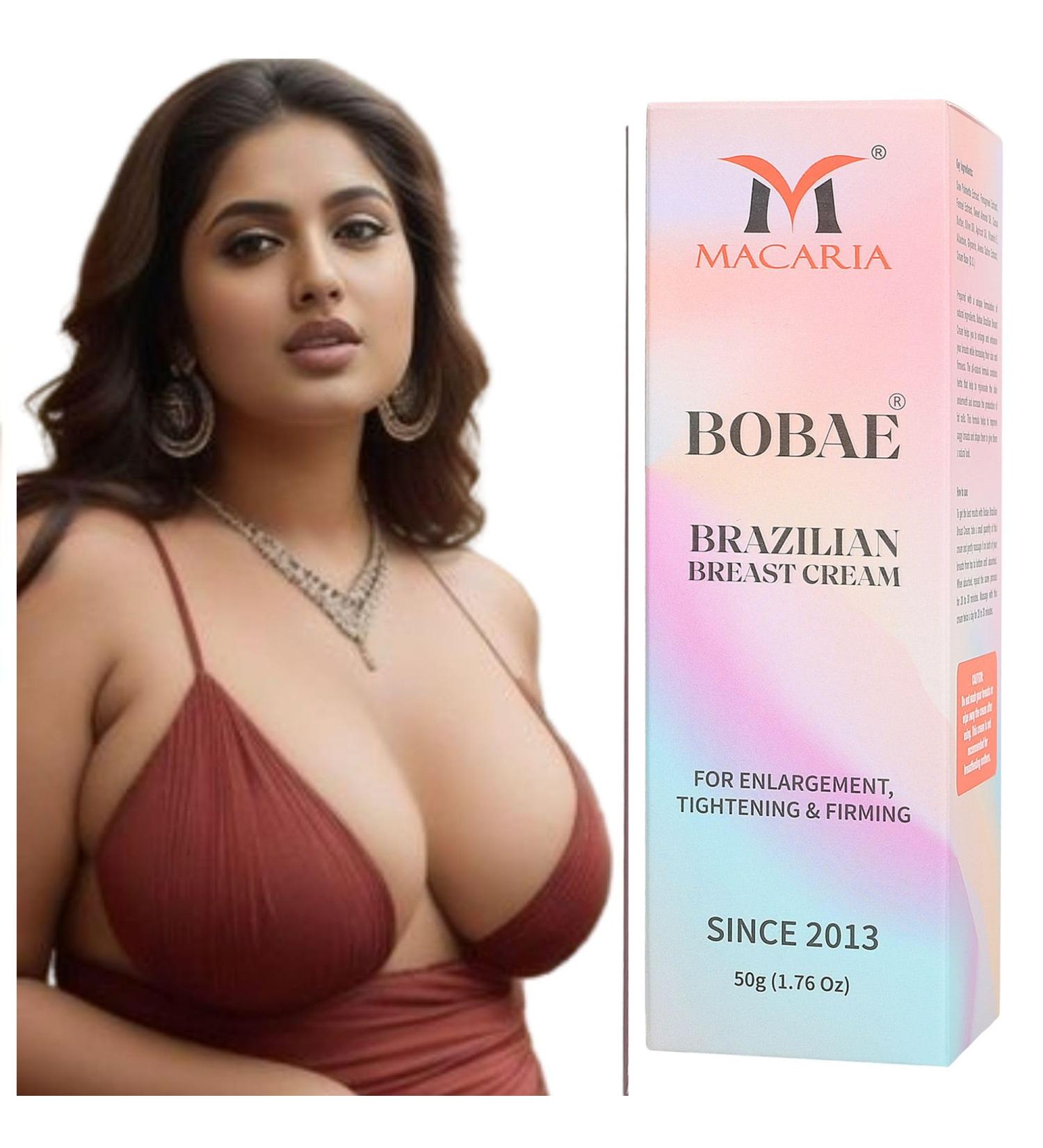 MACARIA Bobae Breast Enhancement Cream Natural Breast Enlargement GelFast Growth - Tightening Reshape and Enhancement size Up Bust Firming and Lifting Breast Lift Cream for Bigger Breast - Buy Online on GoSupps.com