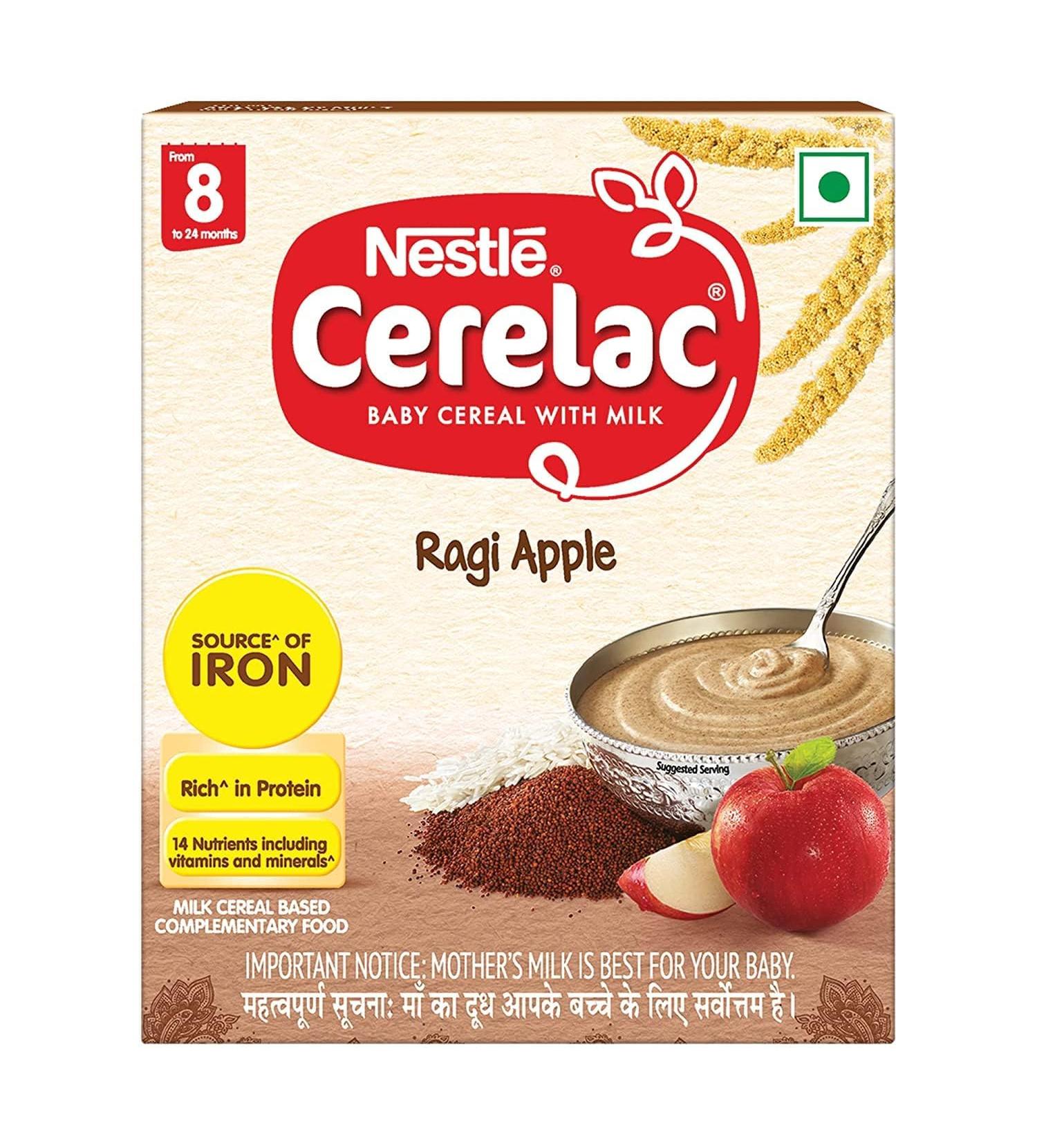 Generic Baby Cereal With Milk Ragi Apple From 8 To 24 Months 300G - Buy Online on GoSupps.com