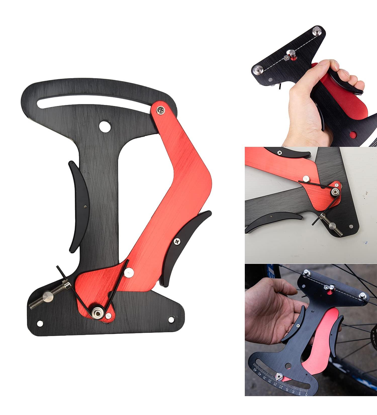 PURATEN Bicycle Spoke Tension Meter | Mountain & Road Bike Rim Adjustment Tool - Black - Buy Online on GoSupps.com