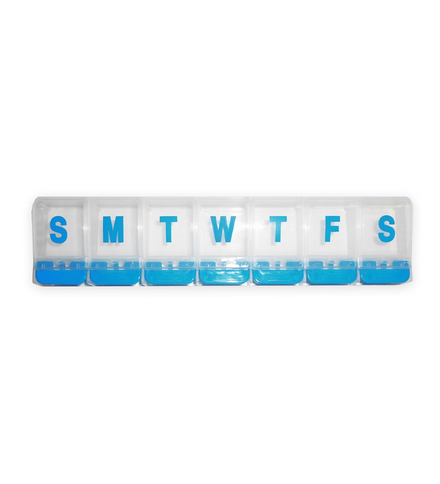 Once-a-Day Pill Organizer - 7 Compartment | International Shipping Available - Buy Online on GoSupps.com