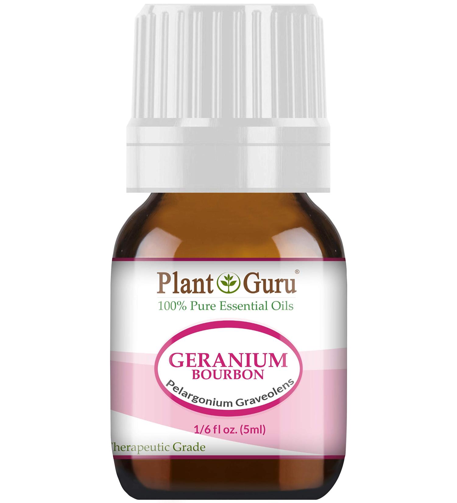 Geranium Bourbon Essential Oil 5 ml 100% Pure Undiluted Therapeutic Grade.